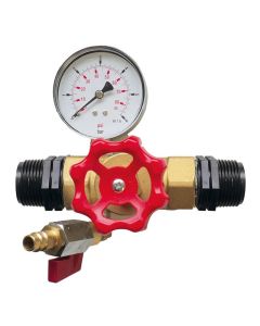 Winterentleerung KS, Manometer + Geradsitzventil